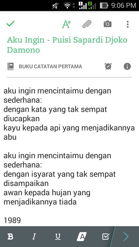 Menggunakan 