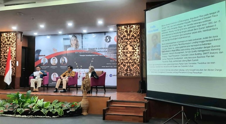 Sharing & talkshow,  Sumber: Dokumentasi pribadi Merza Gamal 