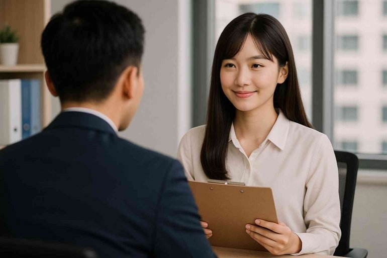 Ilustrasi wawancara kerja | Gambar olahan pribadi